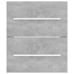vidaXL Armoire d'évier Gris béton 41x38 5x48 cm Aggloméré