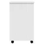 vidaXL Armoire roulante avec tiroirs MOSS blanc bois de pin solide