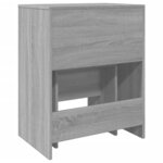 vidaXL Coiffeuse et tabouret sonoma gris 60x40x113 5 cm