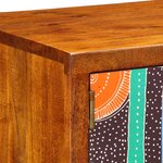 Meuble à chaussures vidaXL 90x35x55 cm en bois massif d'acacia