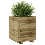 vidaXL Jardinière 40x40x49 5 cm bois de pin imprégné