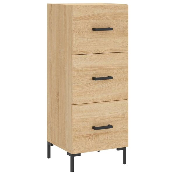 vidaXL Buffet Chêne sonoma 34 5x34x90 cm Bois d'ingénierie