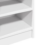 vidaXL Armoire d'évier blanc 90x29x55 cm bois d'ingénierie