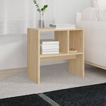 vidaXL Table d'appoint Chêne sonoma 50x30x50 cm Bois d’ingénierie