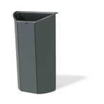 Compartiment Écologic semi-circulaire profond 4.5L anthracite EXACOMPTA