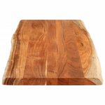 vidaXL Dessus de table 140x60x2 5cm rectangulaire bois massif d'acacia