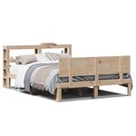 vidaXL Cadre de lit avec tête de lit sans matelas 160x200 cm