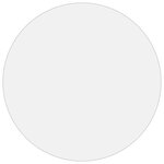 vidaXL Protecteur de table transparent Ø 90 cm 2 mm PVC