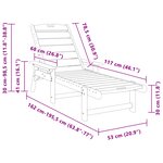 vidaXL Chaises Longues 2 Pièces Bleu Marine 162x53x98 5 cm HDPE
