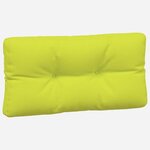 vidaXL Coussins de palette lot de 5 vert vif tissu
