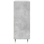 vidaXL Buffet gris béton 69 5x34x90 cm bois d'ingénierie