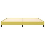 vidaXL Cadre de lit sans matelas vert 200x200 cm tissu
