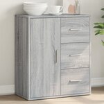 vidaXL Buffet sonoma gris 60x31x70 cm bois d'ingénierie