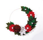 Kit Feutrine Couronne de Noël