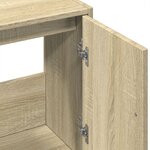 vidaXL Armoire d'évier chêne sonoma 63x29x55 cm bois d'ingénierie