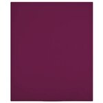 vidaXL Drap-housse Jersey Bordeaux 180x200 cm Coton