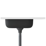 vidaXL Jeu d'évier de cuisine et égouttoir argenté 500x600x155 mm inox