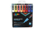 Marqueurs Posca PC3M Pointe conique fine Dark 16 pièces