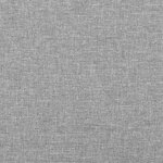vidaXL Cadre de lit sans matelas gris clair 90x200 cm tissu