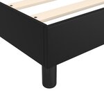 vidaXL Cadre de lit sans matelas noir 180x200 cm similicuir
