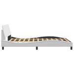 vidaXL Cadre de lit sans matelas blanc 120x200 cm similicuir