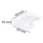 Corbeille À Courrier Combo À L'italienne Office - Cristal - X 8 - Exacompta