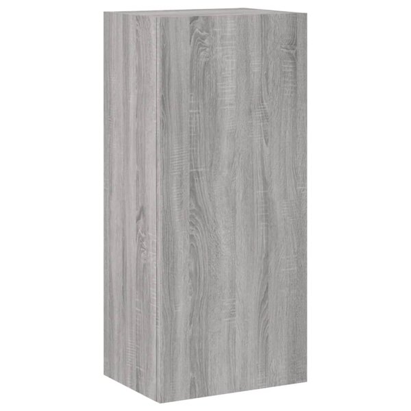 vidaXL Meuble TV mural sonoma gris 40 5x30x90 cm bois d'ingénierie