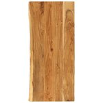 vidaXL Dessus de meuble-lavabo de salle de bain Acacia 114x52x2 5 cm