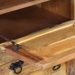 vidaXL Armoire à chaussures 4 couches avec tiroir Bois de récupération