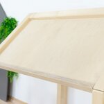 Table d'activités bois et blanc ART