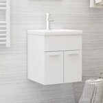 vidaXL Armoire d'évier Blanc 41x38 5x46 cm Bois d’ingénierie