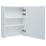 vidaXL Armoire de salle de bain à miroir LED 50x13 5x60 cm