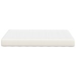 Matelas à ressorts ensachés vidaXL Crème Moyen 120x200x20 cm Tissu