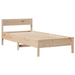 vidaXL Cadre de lit sans matelas 100x200 cm bois massif de pin