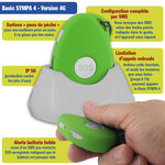 Le basic sympa 4G vert, téléphone portable senior SOS avec GPS. Débloqué
