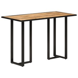 vidaXL Table à manger 110x55x75 5 cm bois de manguier massif