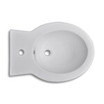 vidaXL Bidet rond Céramique haute qualité Blanc