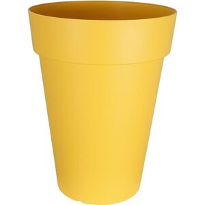 Bac à fleurs Soleilla haut 66 cm - Jaune