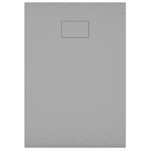 vidaXL Receveur de douche SMC Gris 100x70 cm
