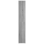 vidaXL Armoire de bain Sonoma gris 30x30x183 5 cm Bois d'ingénierie