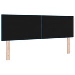 Tête de lit capitonnée bleu foncé 160 cm en velours