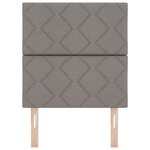 Tête de lit vidaXL Design à blocs en diamant Taupe 80 cm Tissu