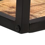 vidaXL Étagères murales 2 Pièces 120 cm Bois de manguier brut