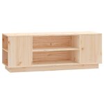 vidaXL Meuble TV 110x35x40 5 cm Bois de pin massif