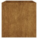 vidaXL Jardinière 80x80x80 cm acier corten