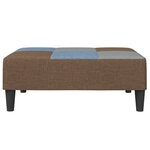 vidaXL Repose-pied patchwork 77x55x31 cm tissu