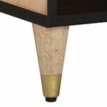 vidaXL Table basse 80x50x40 cm bois de manguier massif