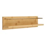 Etagère murale bambou naturel 45 x 10 x 12 cm
