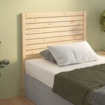 vidaXL Tête de lit 81x4x100 cm Bois massif de pin
