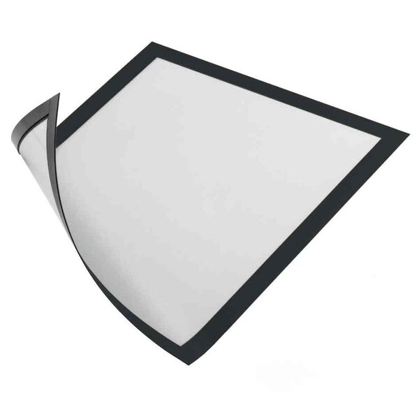 Sachet de 5 cadres d'affichage Duraframe dos magnétique format A3 noir DURABLE